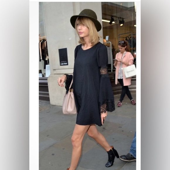 NWT For Love and Lemons Festival Dress Black Size M - Picture 12 of 12